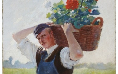Lothar von Seebach (German, 1853-1930), The Gardener