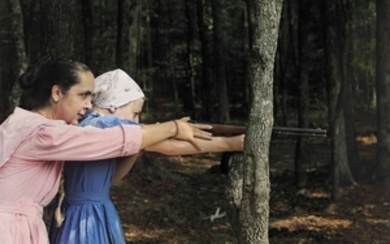 LUCAS FOGLIA (B. 1983), Rita and Cora aiming, Tennessee, 2006-2010