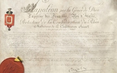 « Napoléon par la grâce de Dieu ». Lettres patente…