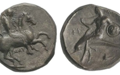 Southern Apulia, Tarentum, c. 302-290 BC. AR Nomos (20.5mm, 8.00g,...