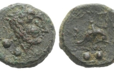 Southern Apulia, Brundisium, 2nd century BC. Æ Sextans (15mm, 4.23g,...
