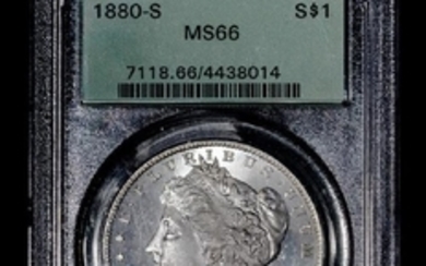 A United States 1880-S Morgan $1 Coin (PCGS MS66)
