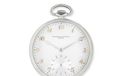 Vacheron & Constantin. A rare and lightweight aluminium keyless wind open face pocket watch
