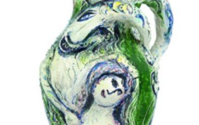 Marc Chagall (1887-1985), La belle couronnée et la Bête aux animaux