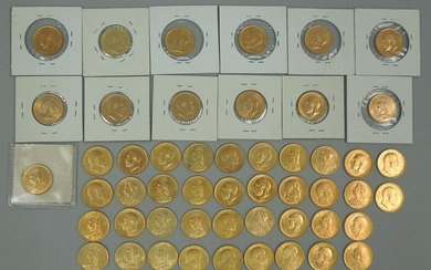 (51) British Sovereign Gold Coins.