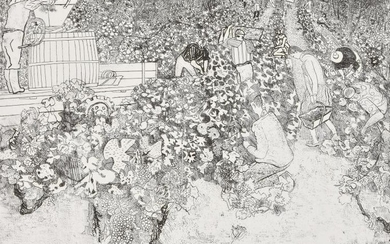 Anthony Gross (British 1905-1984), Grape Harvest