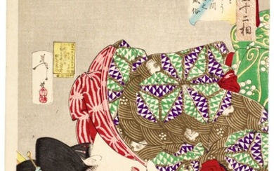 TSUKIOKA YOSHITOSHI (1839–1892) THE COMPLETE SET OF THIRTY-TWO ASPECTS OF WOMEN (FUZOKU SANJUNISO) WITH TABLE OF CONTENTS MEIJI PERIOD, LATE 19TH CENTURY