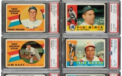 56833: 1960 Topps PSA Graded Collection (153). Offered