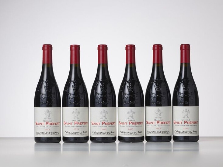 6 Bottles CHÂTEAUNEUF-DU-PAPE COLLECTION CHARLES GIRAUD Red