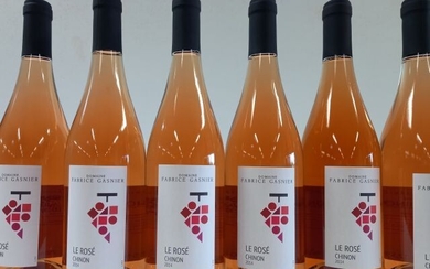 6 bouteilles de Chinon rosé. 2014. Domaine... - Lot 33 - Enchères Maisons-Laffitte