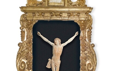 A large ivory figure of Corpus Christi, French, probably Dieppe, late 19th century