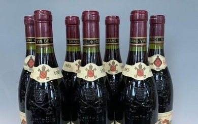 7 Bottles Chateauneuf du Pape Domaine de la Solitude 1985