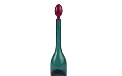 'A fasce orizzontale' bottle and stoppr, 1949/50