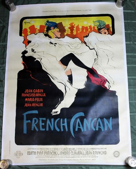 French Cancan (1955) French Movie Poster LB