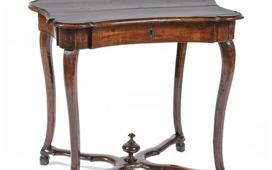 A 18th century Venetian walnut table