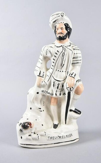 A 19th Century Staffordshire Figure, The Lion Slayer