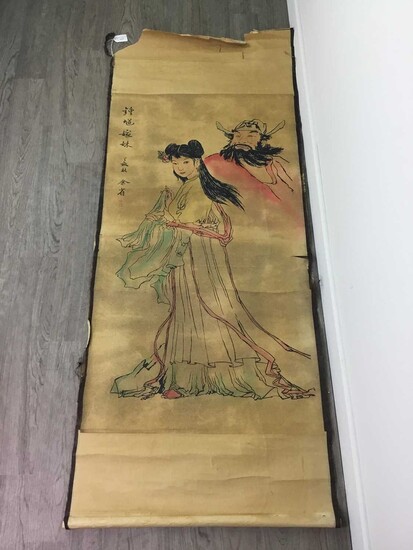 A 20TH CENTURY CHINESE SCROLL