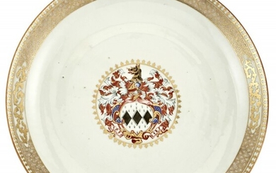 A Chinese Armorial Porcelain Charger