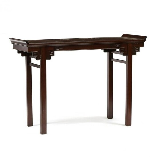A Chinese Carved Hardwood Altar Table