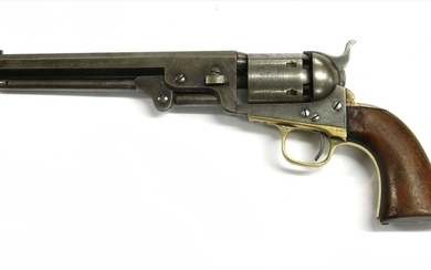 A Colt .36 calibre six shot Navy Colt six shot revolver