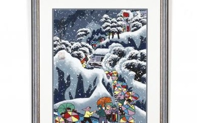 A Contemporary Chinese Folk Art Painting