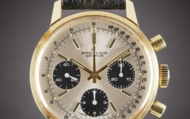A GENTLEMAN'S GOLD PLATED BREITLING "LONG PLAYING"