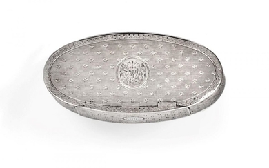 A George IV Silver Double Snuff-Box, Maker's Mark GC, Possibly...