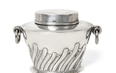 A George V Silver Tea-Caddy by William Hutton and Sons, Sheffield, 1924