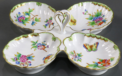 A Herend Queen Victoria relish dish