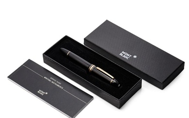 A Montblanc Meisterstuck 149 Fountain Pen in black with one ...
