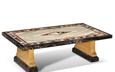A ROMAN MARBLE TABLE TOP, LATE 19TH CENTURY