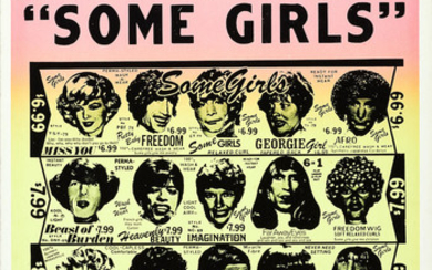 A Rolling Stones Promotional Poster For The Album Some Girls