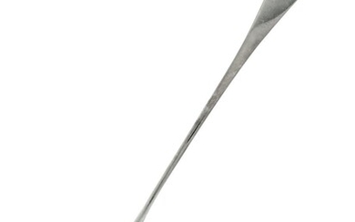 A Silver Soup Ladle Old English pattern, hallmarked for London 1804.