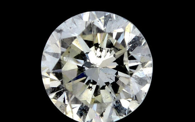 A brilliant cut diamond weighing 0.25ct