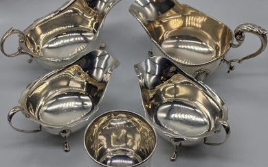 A collection of 20th century silver tableware to