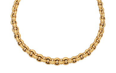 A fancy-link necklace