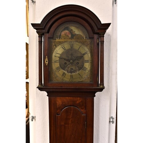 A late 18th century Jersey mahogany longcase clock by James ...