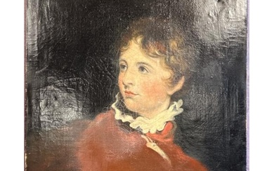 AFTER JOSHUA REYNOLDS, OIL ON CANVAS DEPICTING A PORTRAIT OF...