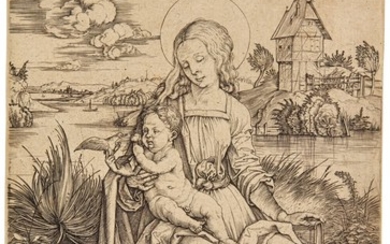ALBRECHT DÜRER | THE VIRGIN AND CHILD WITH THE MONKEY (B. 42; M., HOLL. 30)