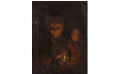 ATTRIBUTED TO GODFRIED SCHALCKEN (MADE 1643-1706 THE HAGUE)