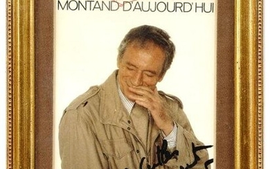 AUTHENTIC AUTOGRAPH PHOTO SIGNED BY YVES MONTAND