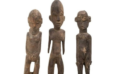 African Burkina Faso Lobi Shrine Figures