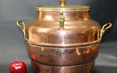 Alamein Valyn French copper lidded pot