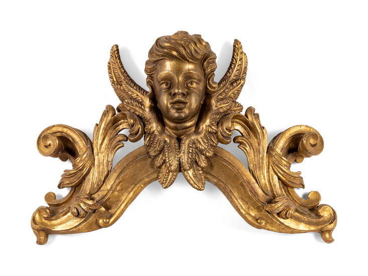 An Italian Carved Giltwood Ornament