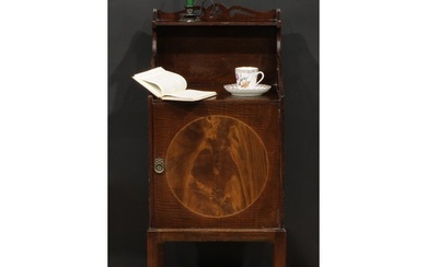 An early 20th century mahogany bedroom night cabinet, 103cm ...