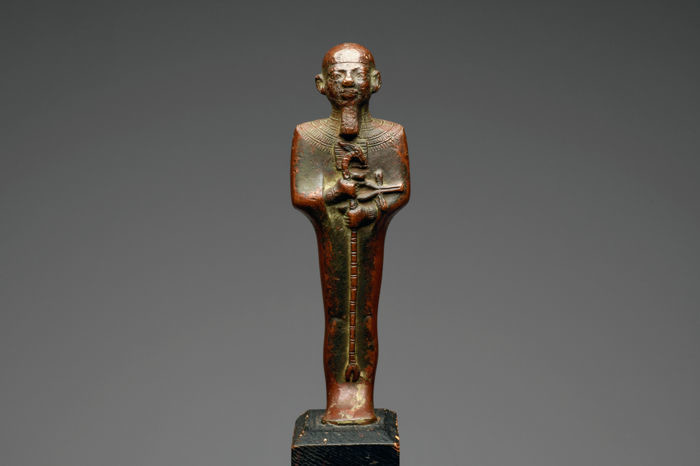 Ancient Egyptian Bronze Ancient Egyptian Bronze Figure of Ptah - 6.2×1.75×2.25 in