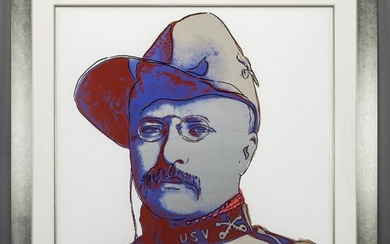 Andy Warhol "Teddy Roosevelt (from Cowboys and