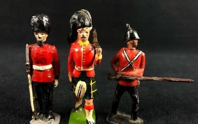 Antique Britains LTD Lead Hand Painted Civil War 2" Soldiers Queens Royal Guards