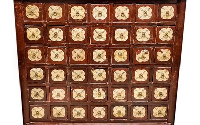 Antique Chinese Medicine Cabinet