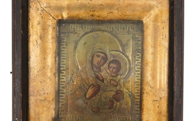 Antique Framed Religious Russian icon